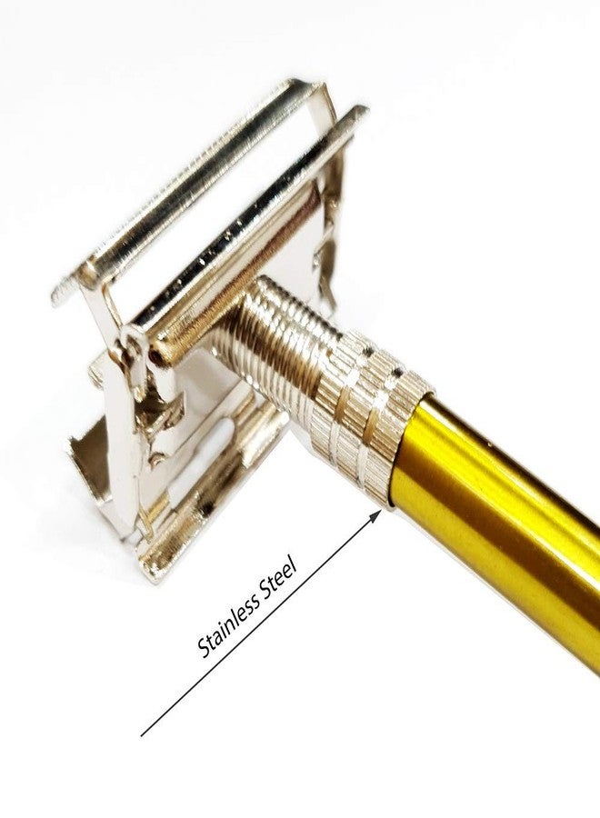Foreign Holics Golden Shaving Safety Razor For Men - Image 2